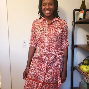 Tori Burch button down dress